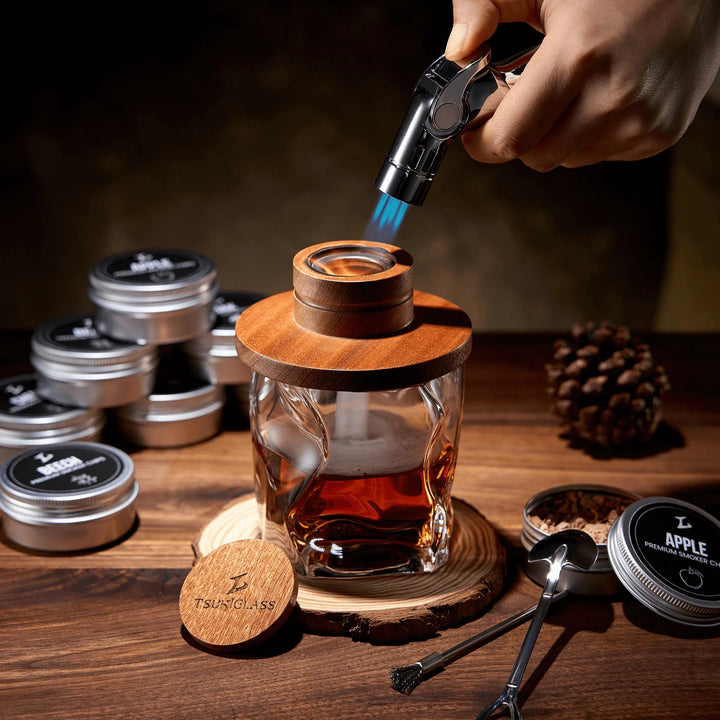 Whisky & Cocktail Smoker Kit with Torch