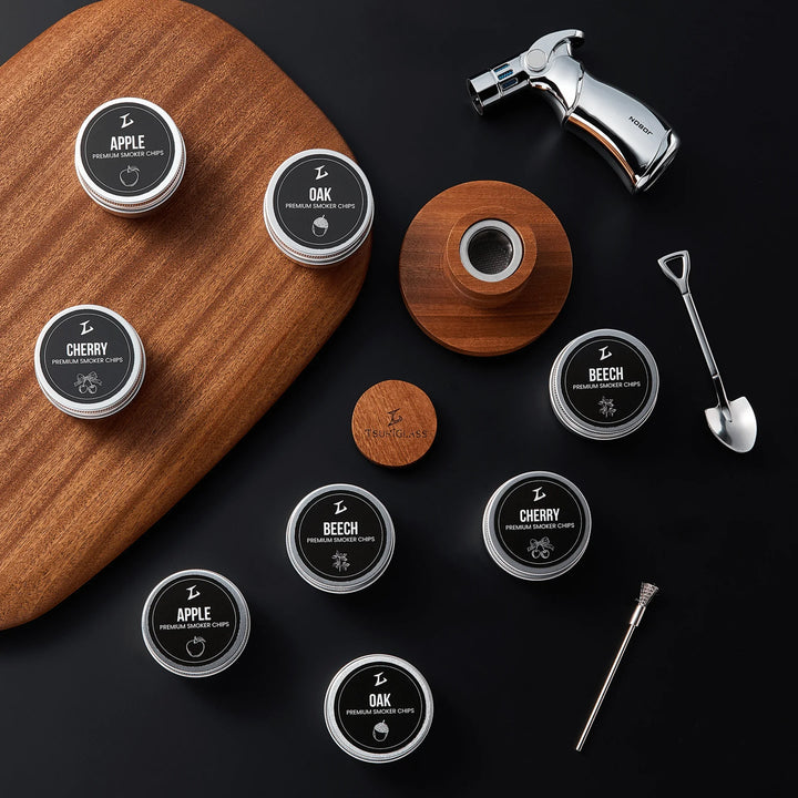 Whisky & Cocktail Smoker Kit with Torch