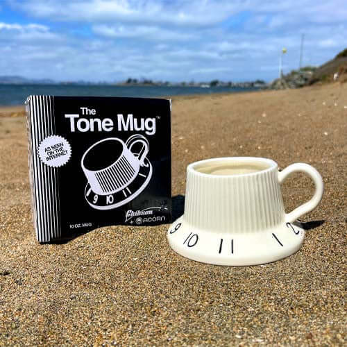 Guitar Tone Knob Ceramic Mug