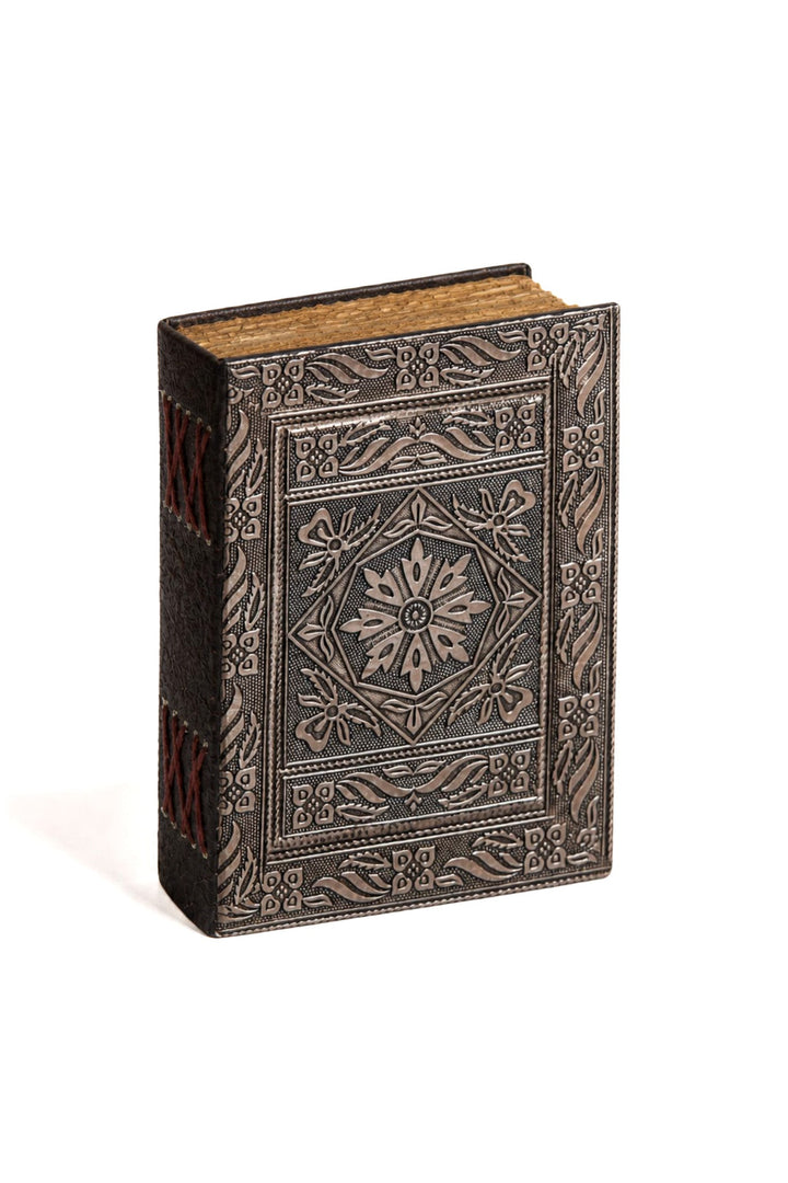 Floral Embossed Leather Journal