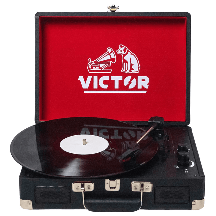Victor Metro Portable Suitcase Turntable with Dual Bluetooth