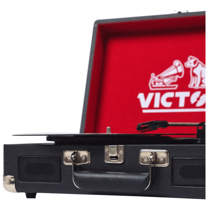 Victor Metro Portable Suitcase Turntable with Dual Bluetooth
