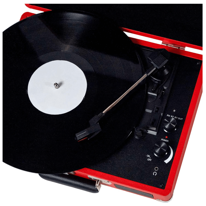 Victor Metro Portable Suitcase Turntable with Dual Bluetooth