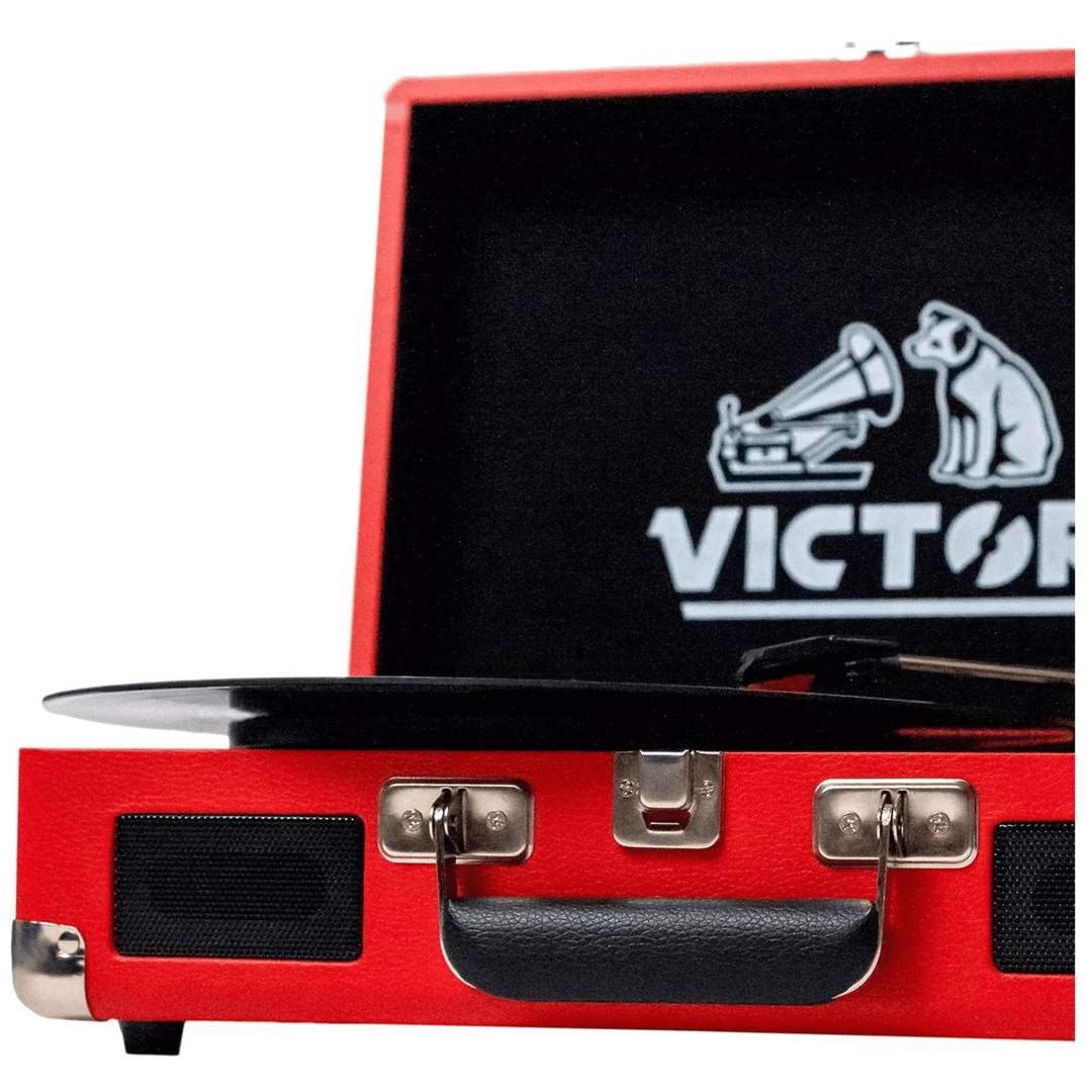 Victor Metro Portable Suitcase Turntable with Dual Bluetooth