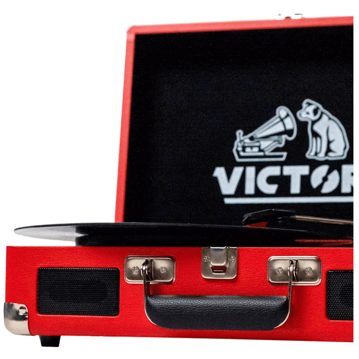 Victor Metro Portable Suitcase Turntable with Dual Bluetooth