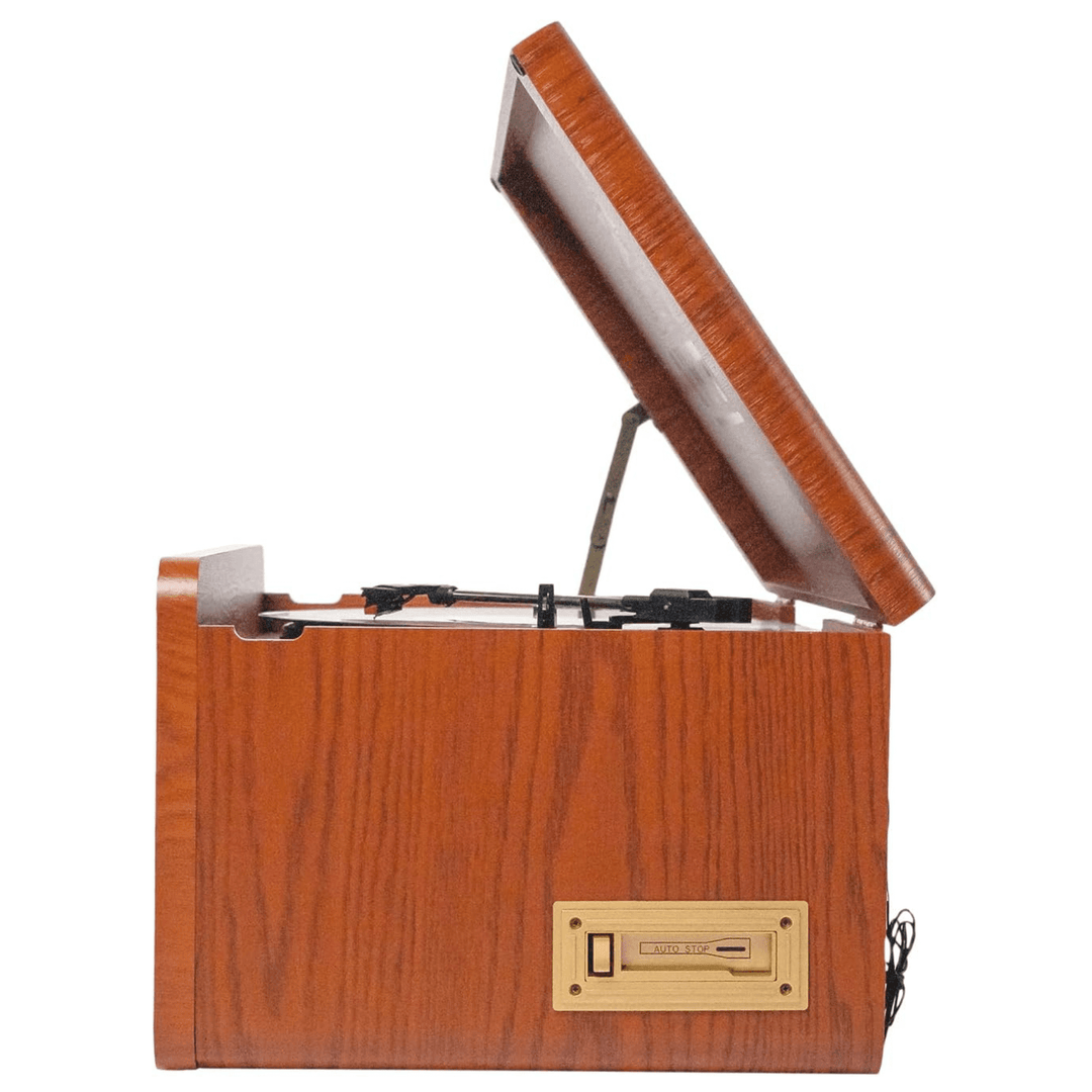 Victor Monument Wood Turntable & 8-in-1 Music Center