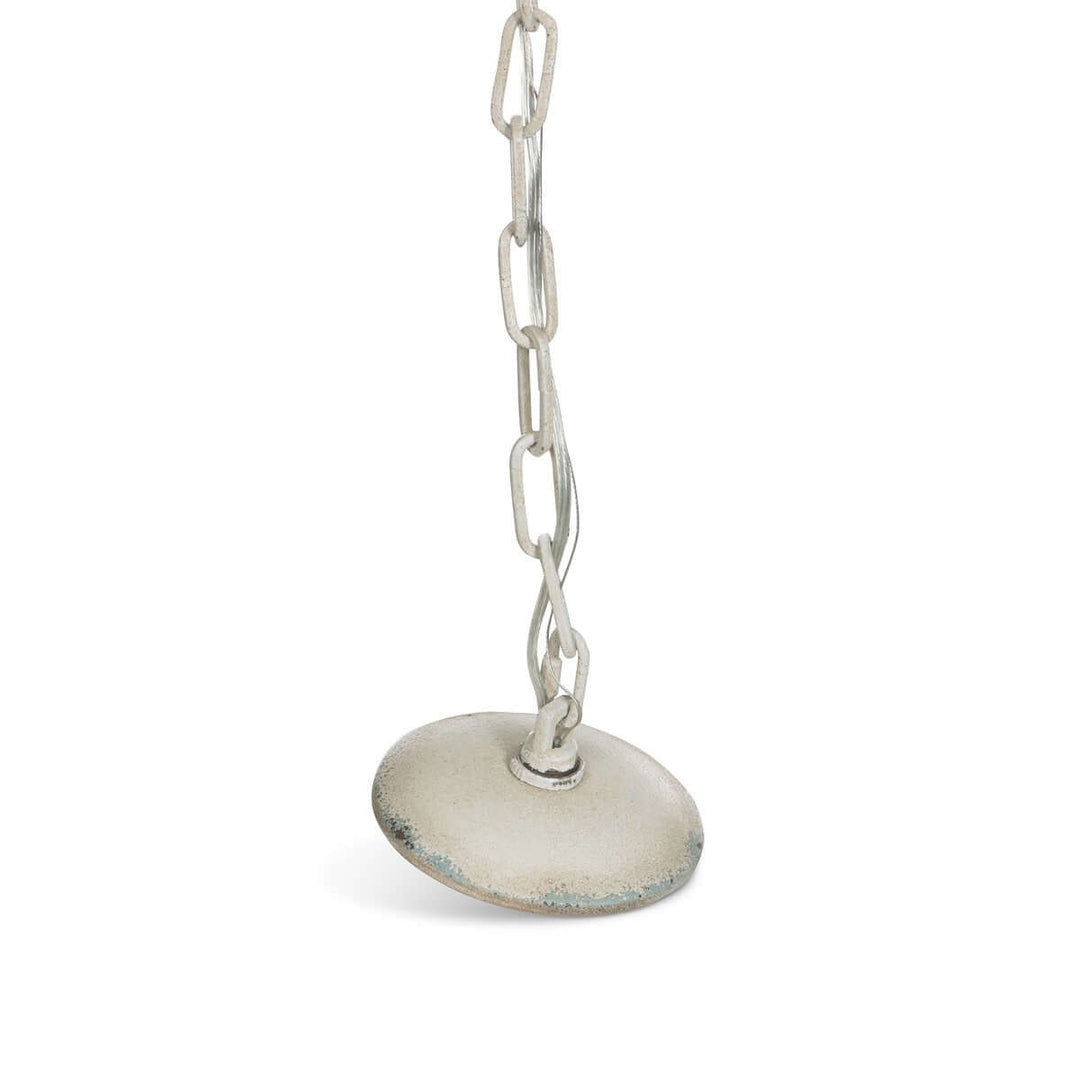 Chain with a round canopy on a white background