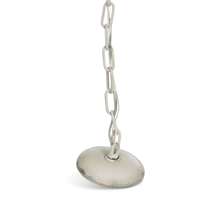Chain with a round canopy on a white background