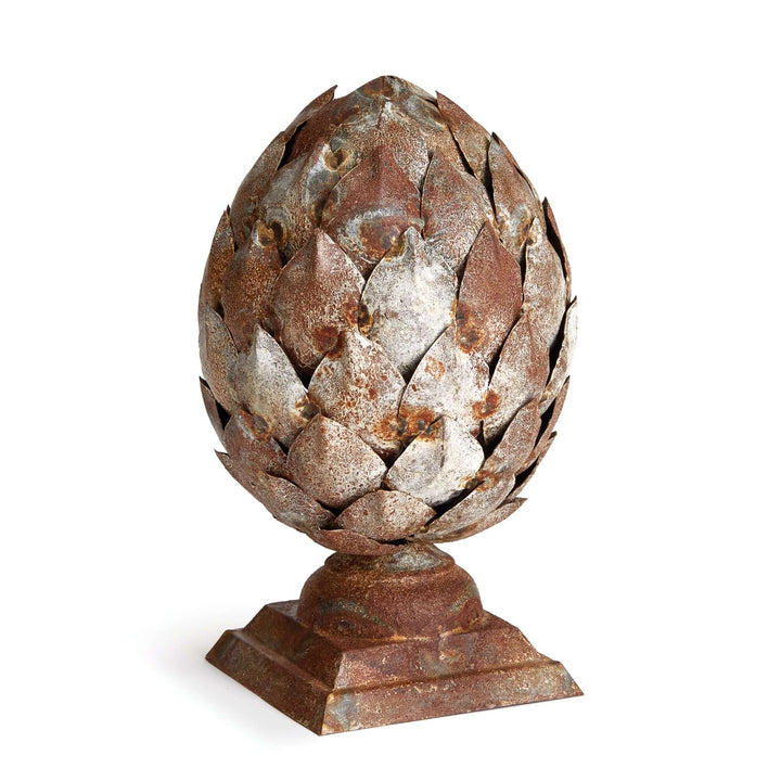 Vintage Galvanized Metal Artichoke Finial