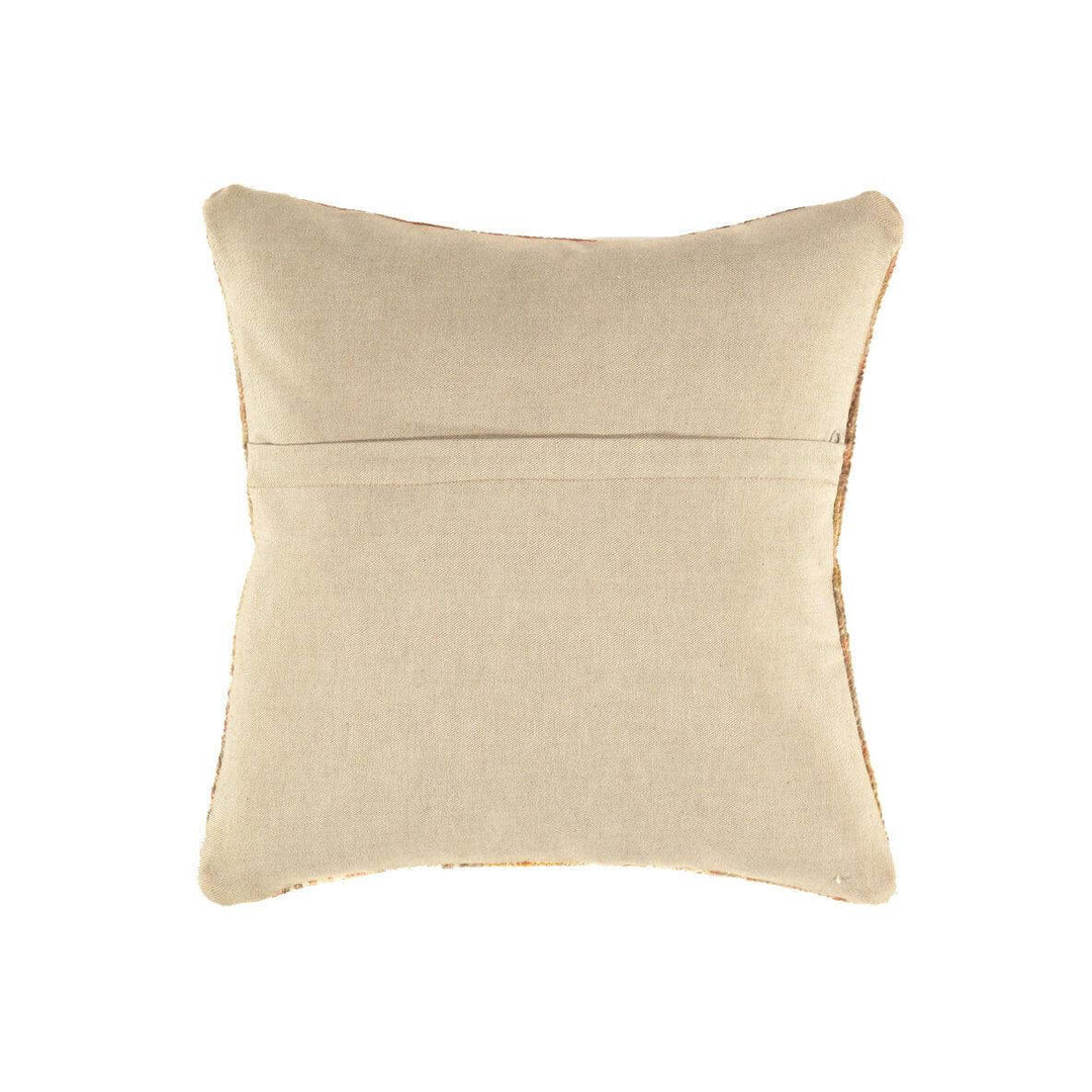Beige pillow on a white background