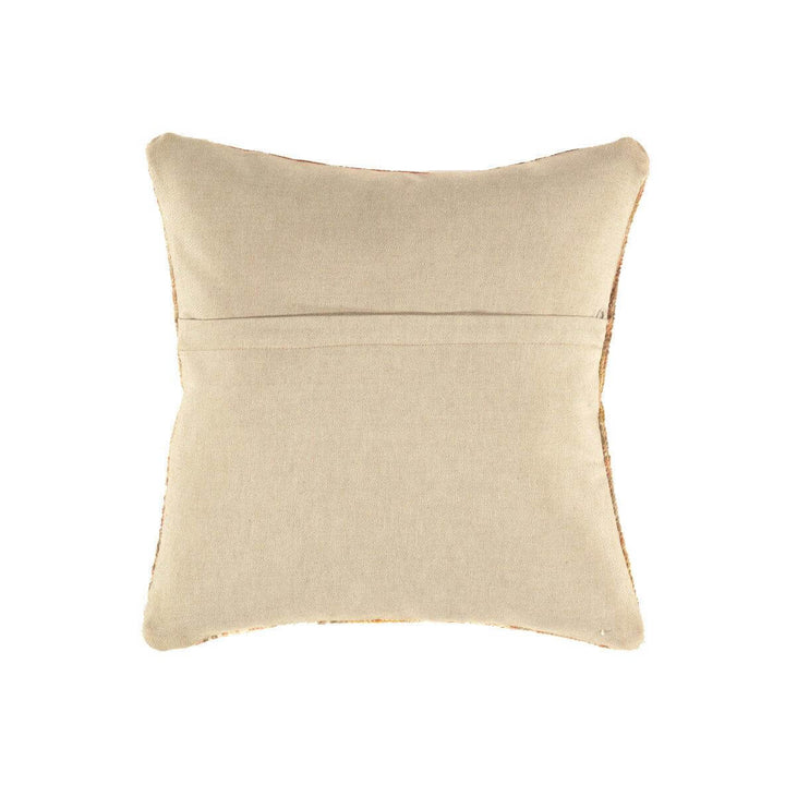Beige pillow on a white background