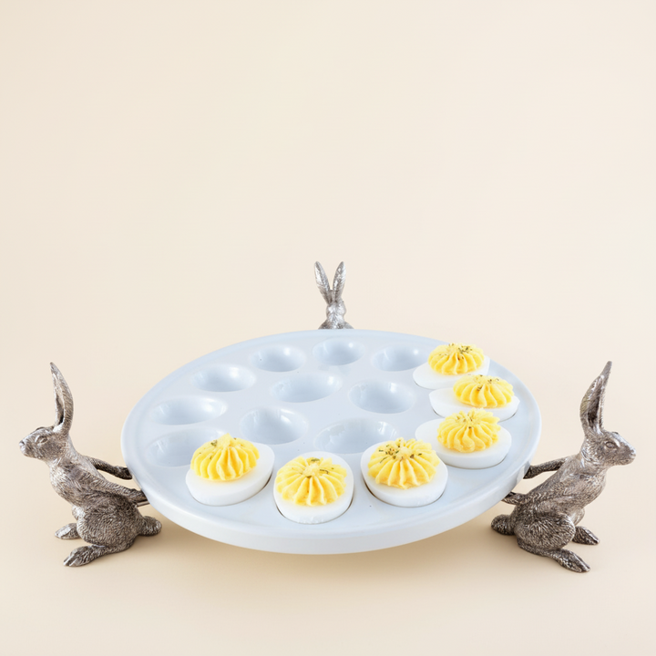 Whimsical Rabbit Deviled Egg Platter