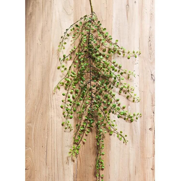 Hanging Faux Mini Leaf Garland 27.5" Long