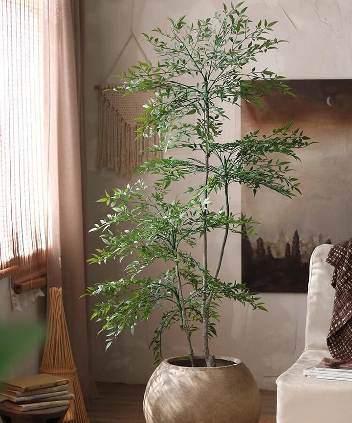 Lifelike Nandina Indoor Tree