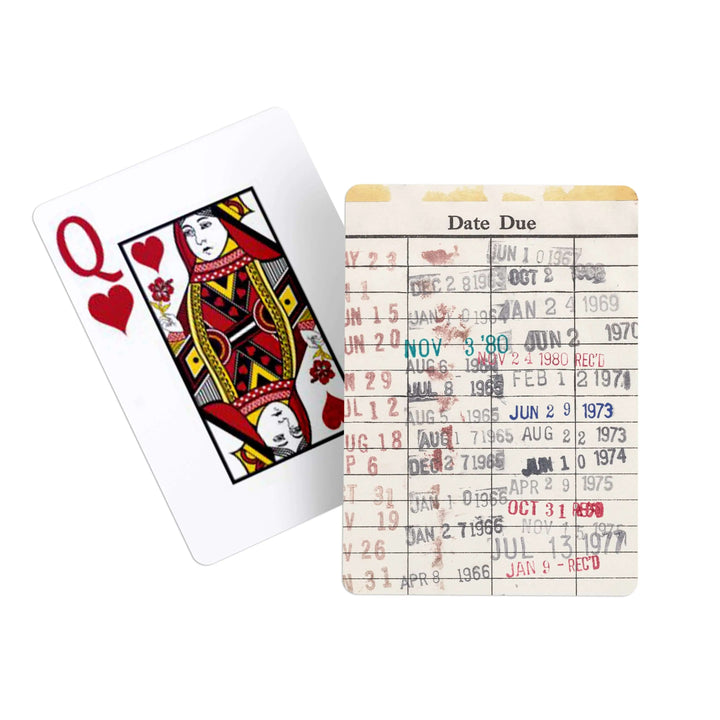 Library Due Date Playing Cards