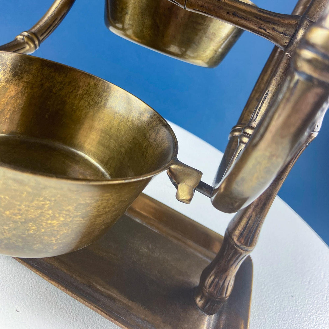 Antique Heavy Brass Ferris Wheel for Candy Nuts Condiments. Perfect for Kid or Adult Parties.