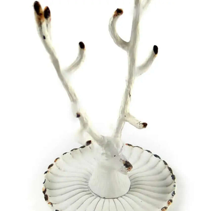 Buck Jewelry Holder  - White