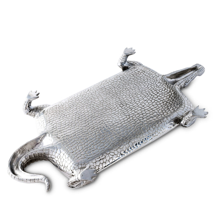 Alligator Figural Platter