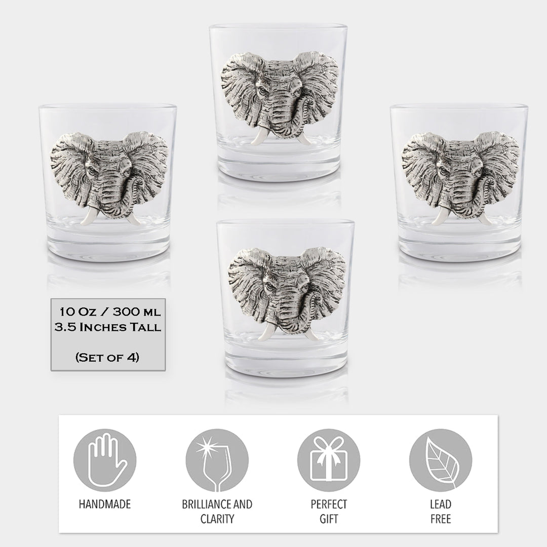 Elephant Bar Glasses Set of 4