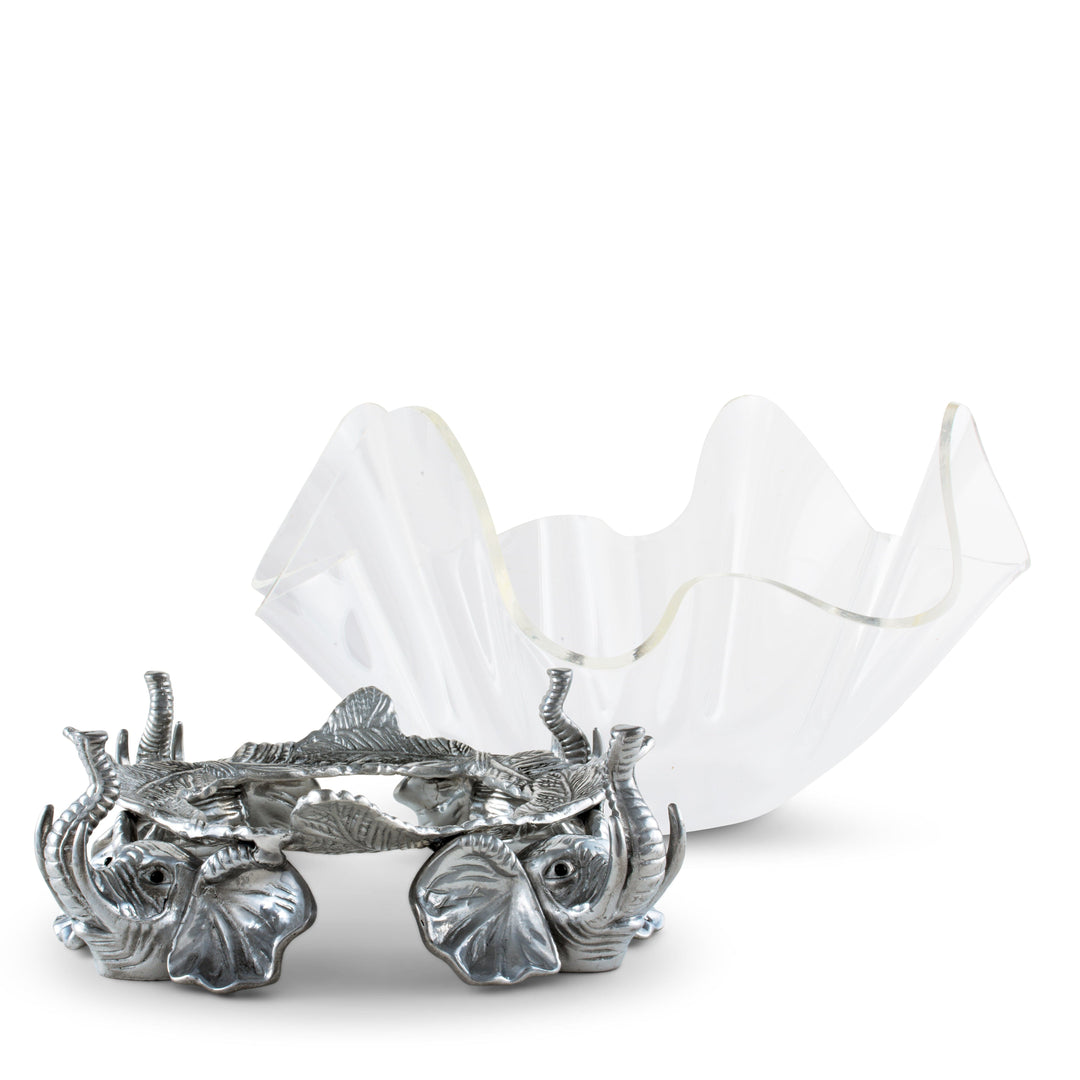 Elephant Stand Acrylic Bowl 14