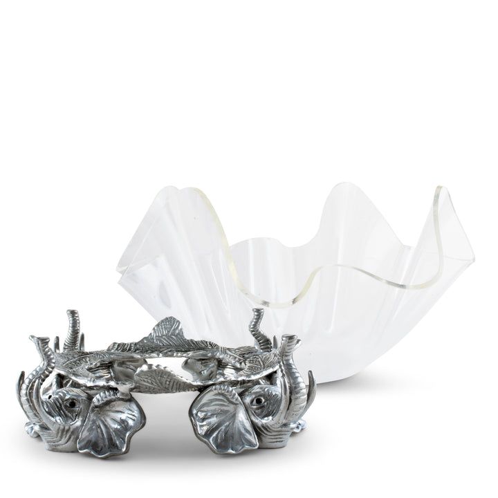 Elephant Stand Acrylic Bowl 14