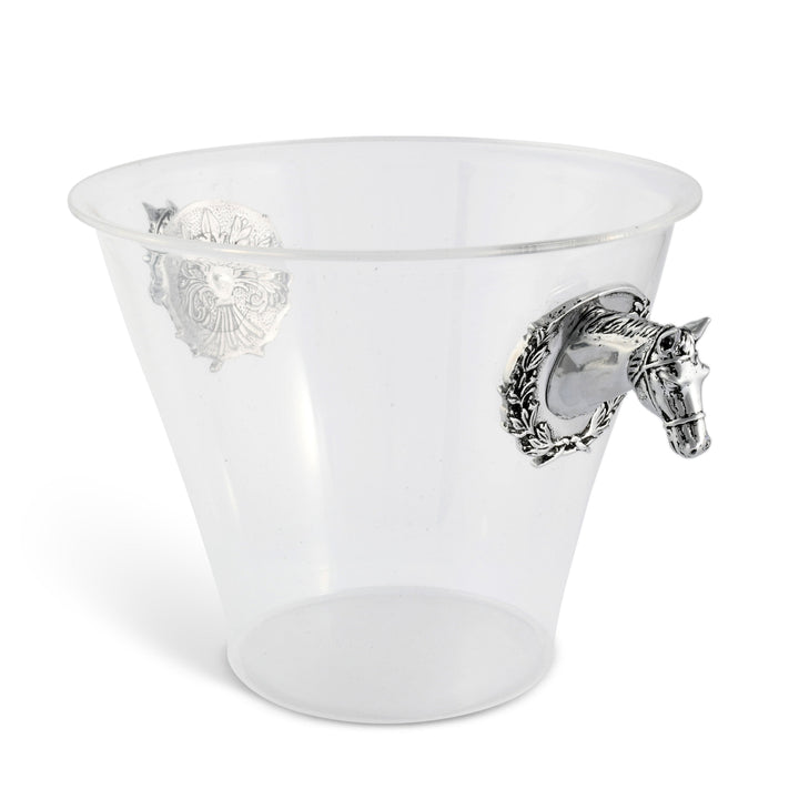 Horse Head Handle Acrylic Ice Bucket