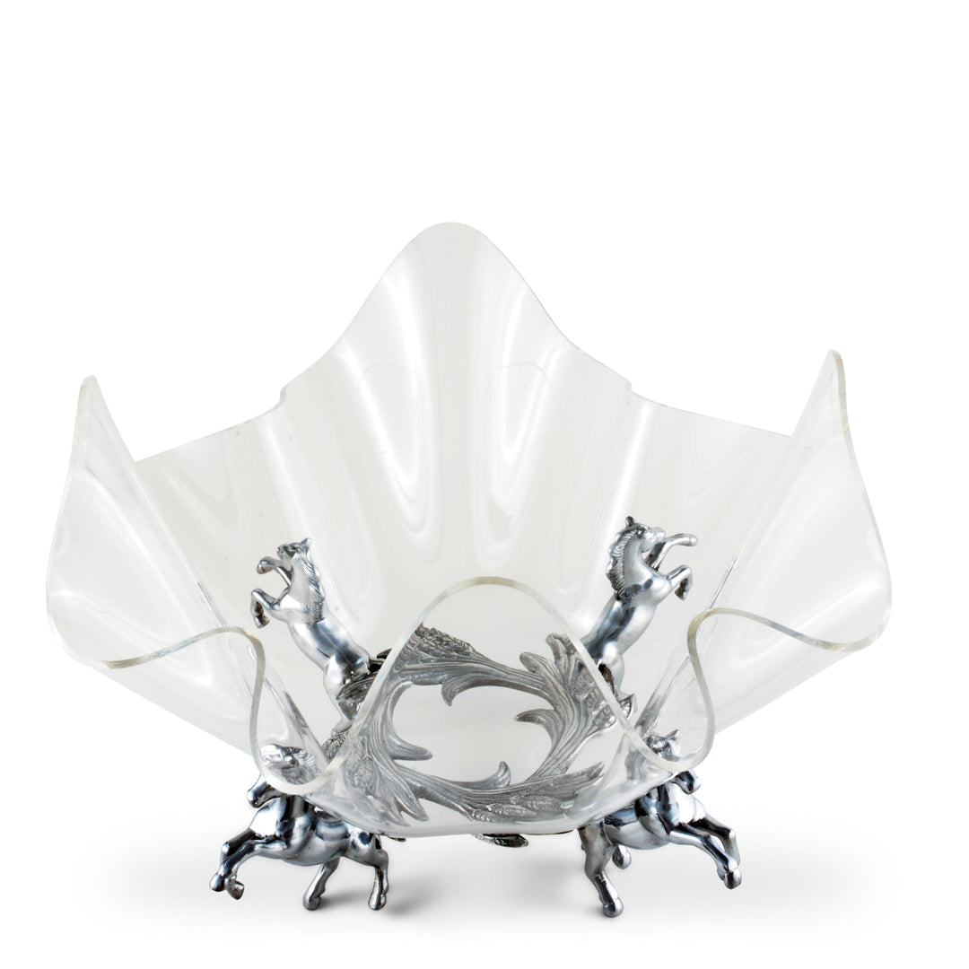 Horse Stand Acrylic Bowl 14