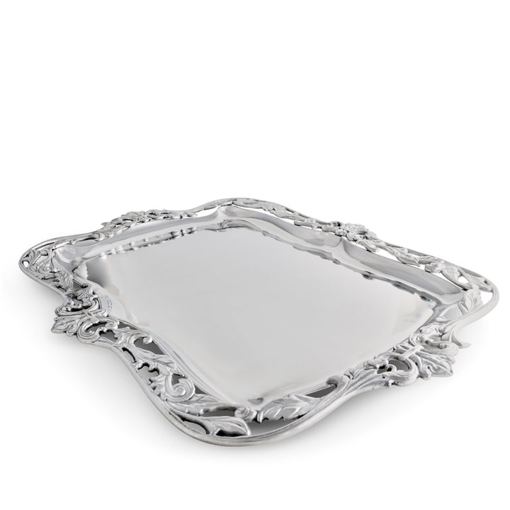 Fleur-De-Lis Acanthus Platter
