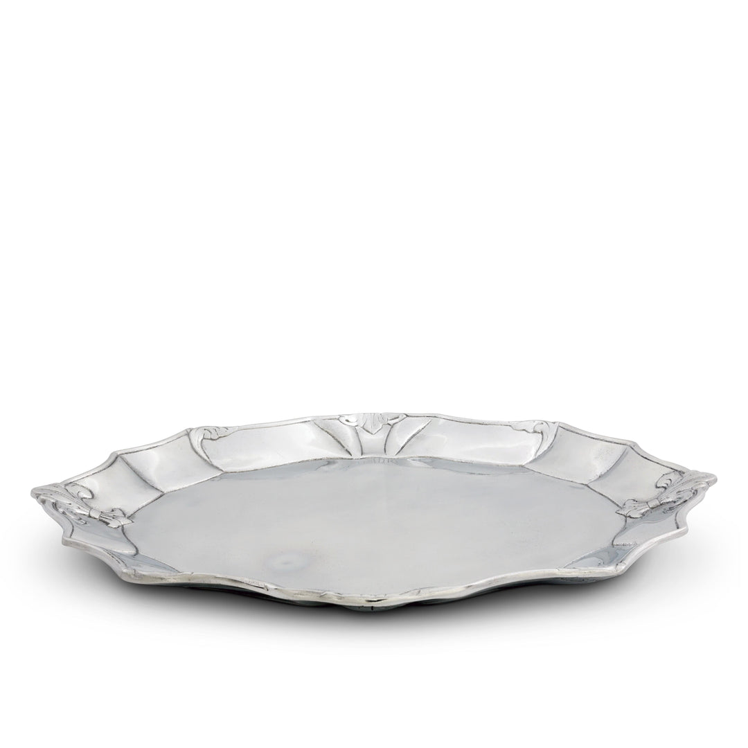 Fleur-De-Lis Oval Platter