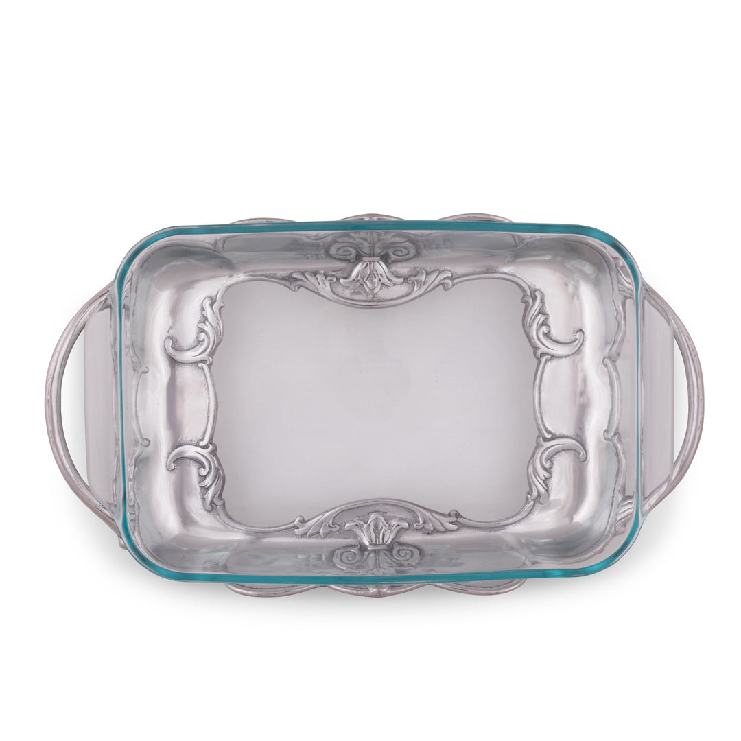 Fleur-De-Lis Pyrex Holder 3qt