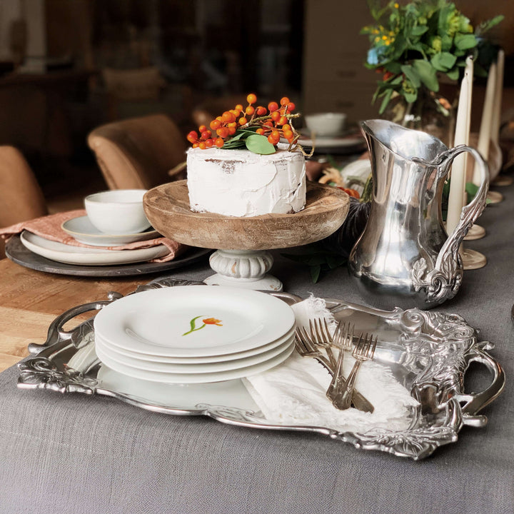 Fleur-De-Lis Rectangle Tray