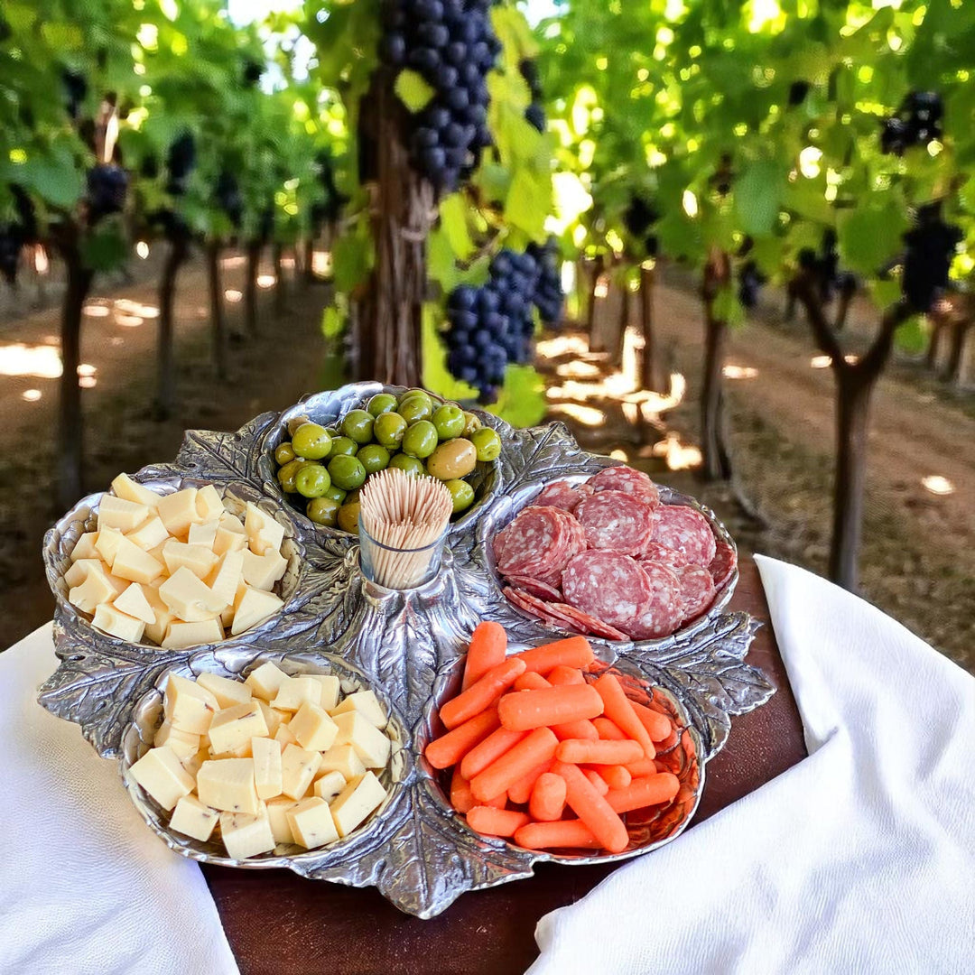 Artichoke 5 Section Snack Tray