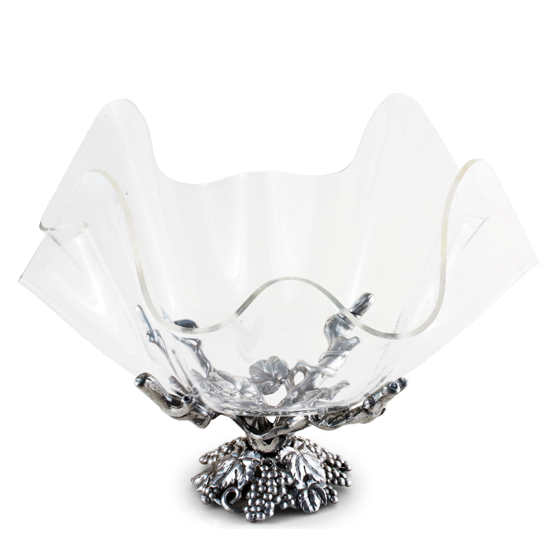 Grapevine Stand Acrylic Bowl 14