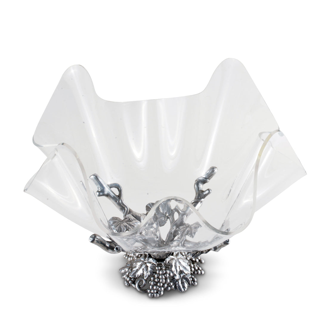Grapevine Stand Acrylic Bowl 14