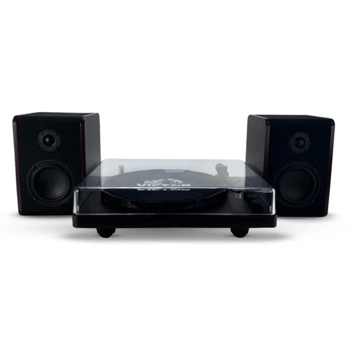 Victor Lincoln 3-Speed Bluetooth Turntable with Speakers