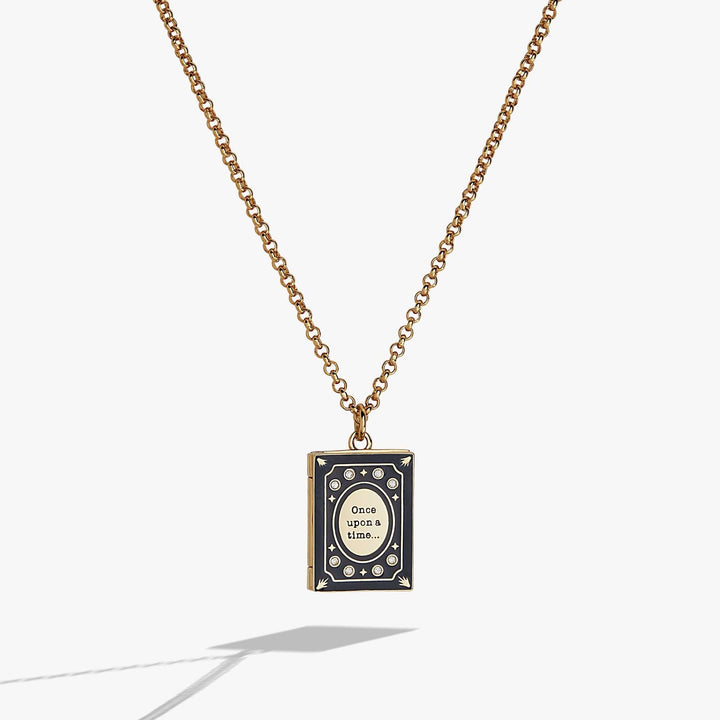 Once Upon a Time Book Locket Necklace