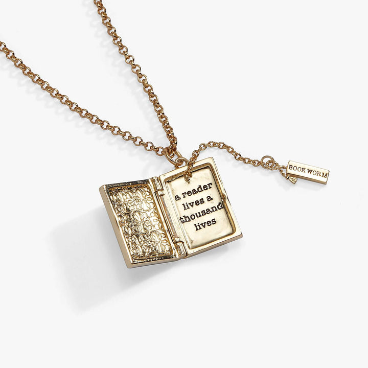 Once Upon a Time Book Locket Necklace