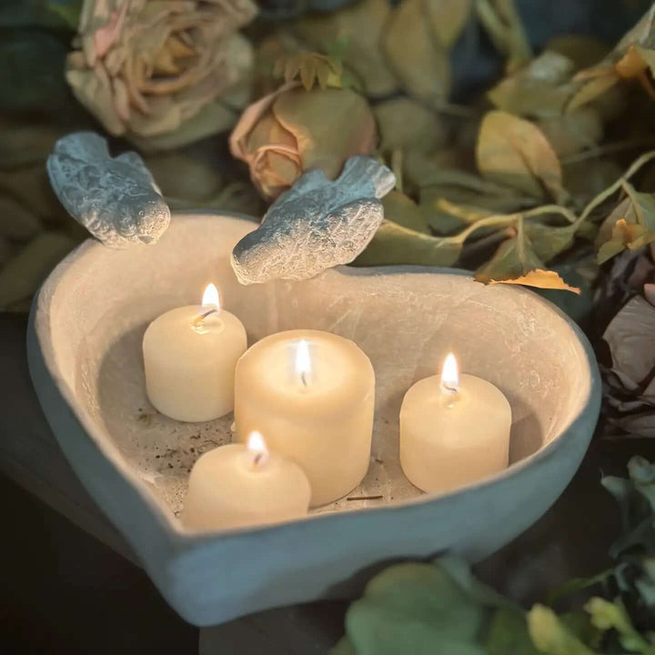 Cement Heart Planter