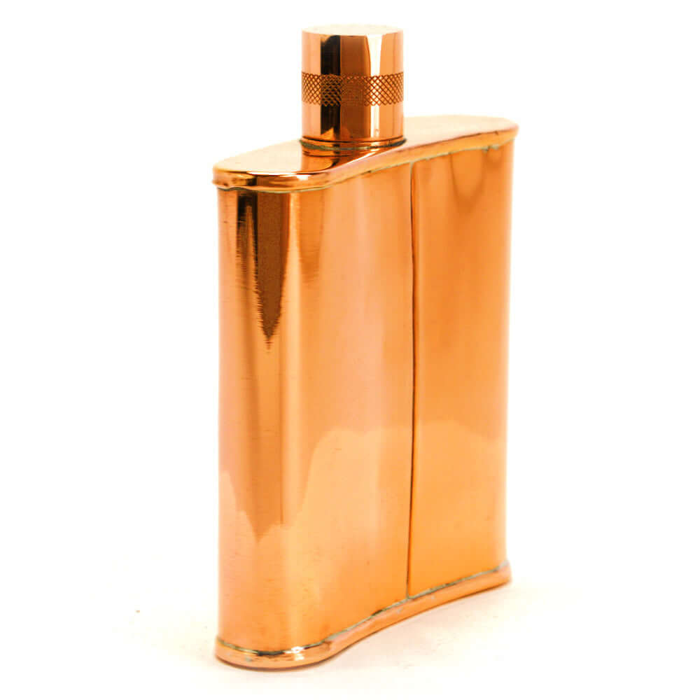 Copper flash on a white background