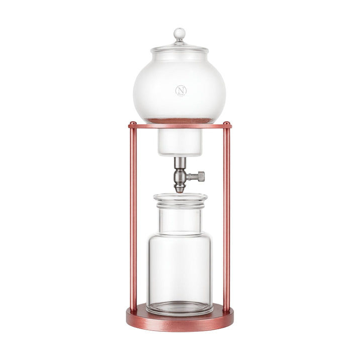 Nispira Luxury Ice Cold Brew Coffee Dripper – 1000 mL Stainless Steel & Borosilicate Glass Brewer