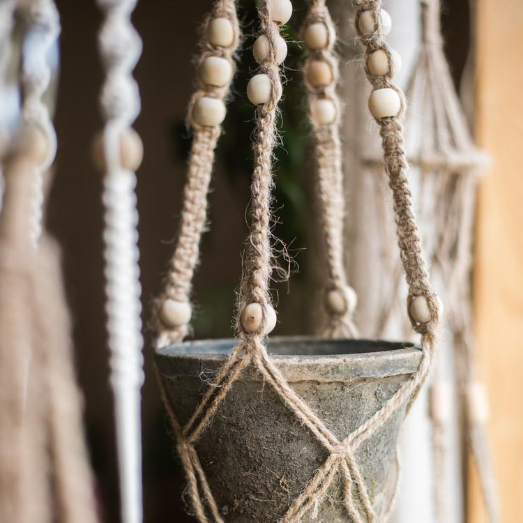 planter rope hanger Cotton Hemp Rope Planter Hanger