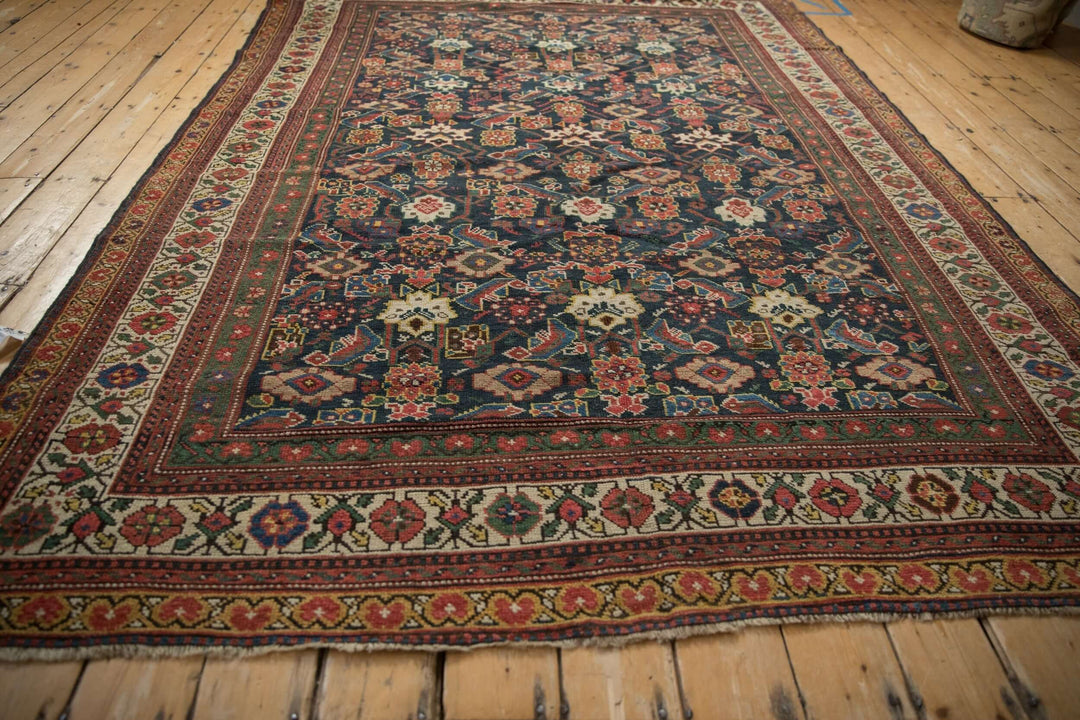 1910s Antique Persian Mahal Carpet with Herati Field Design