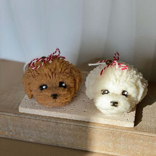 Puppy Face Soy Wax Candle