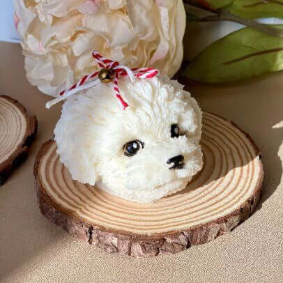 Puppy Face Soy Wax Candle