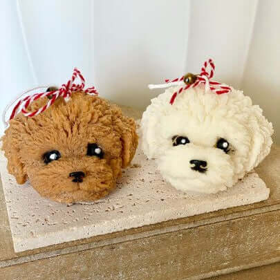 Puppy Face Soy Wax Candle