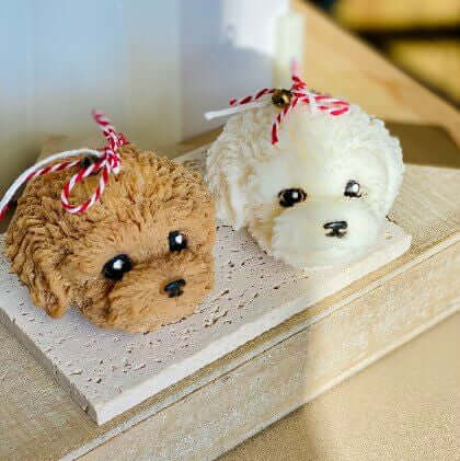 Puppy Face Soy Wax Candle