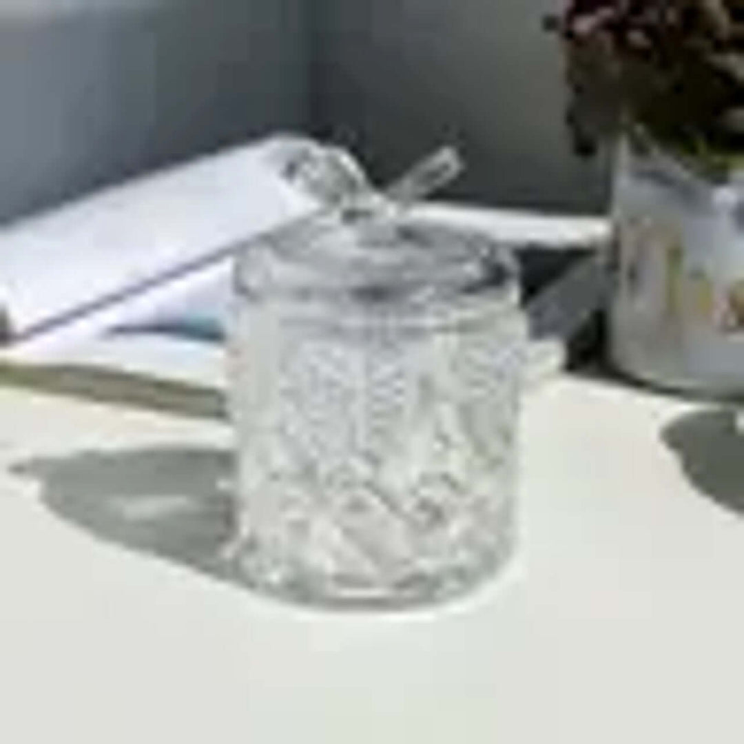Crystal Glass Storage Jar