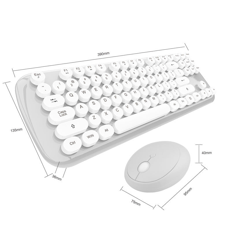MOFii Round-Key Wireless Keyboard & Mouse Set