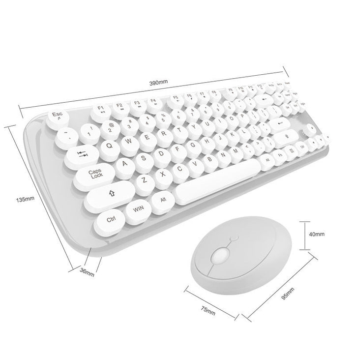 MOFii Round-Key Wireless Keyboard & Mouse Set