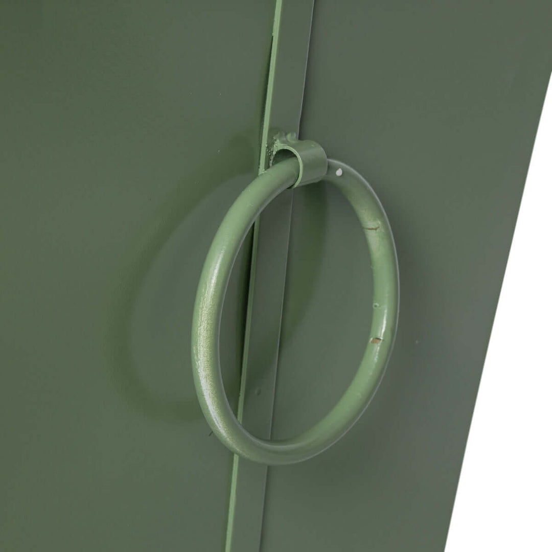 Grand Scroll Rectangular Planter, Soft Garden Green